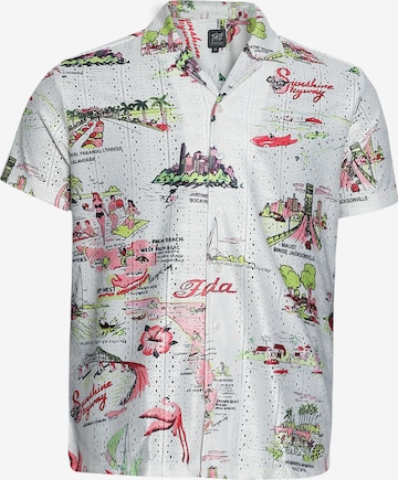 Campus SutraRegular Fit Košulja 'Saint' - bijela boja: prednji dio