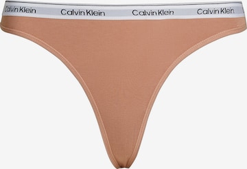 String Calvin Klein Underwear en orange : devant