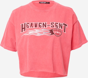 Nasty Gal T-Shirt in Pink: predná strana