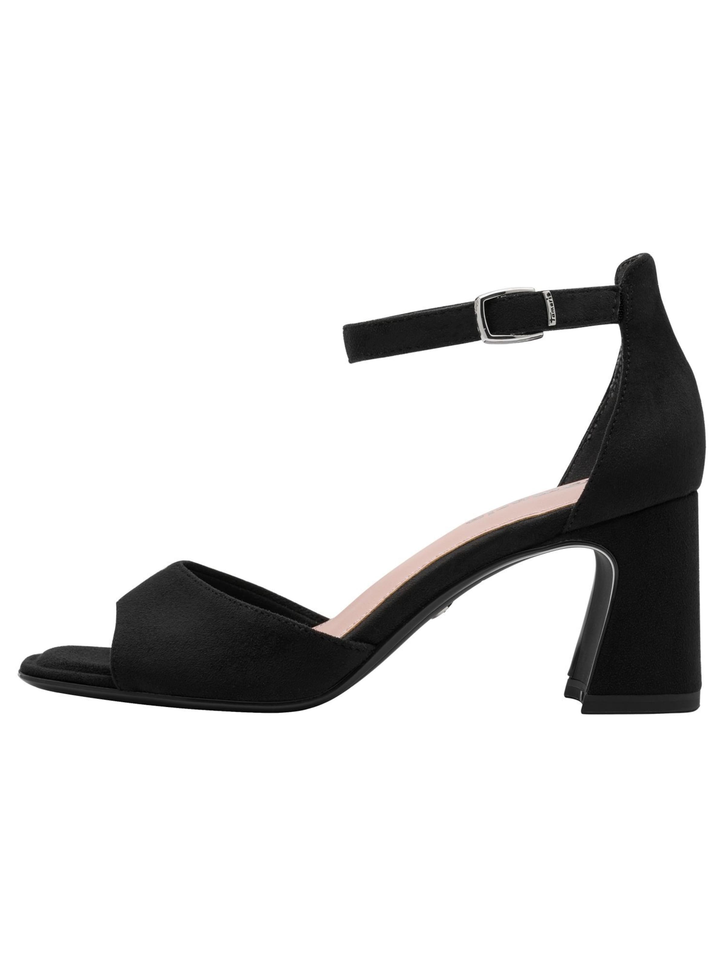 Tamaris - Sandalias con hebilla en negro