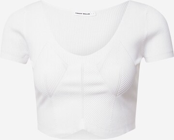 Top in maglia di Tally Weijl in bianco: frontale