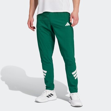 ADIDAS PERFORMANCE - Slimfit Camiseta funcional 'GYM+' en verde: frente