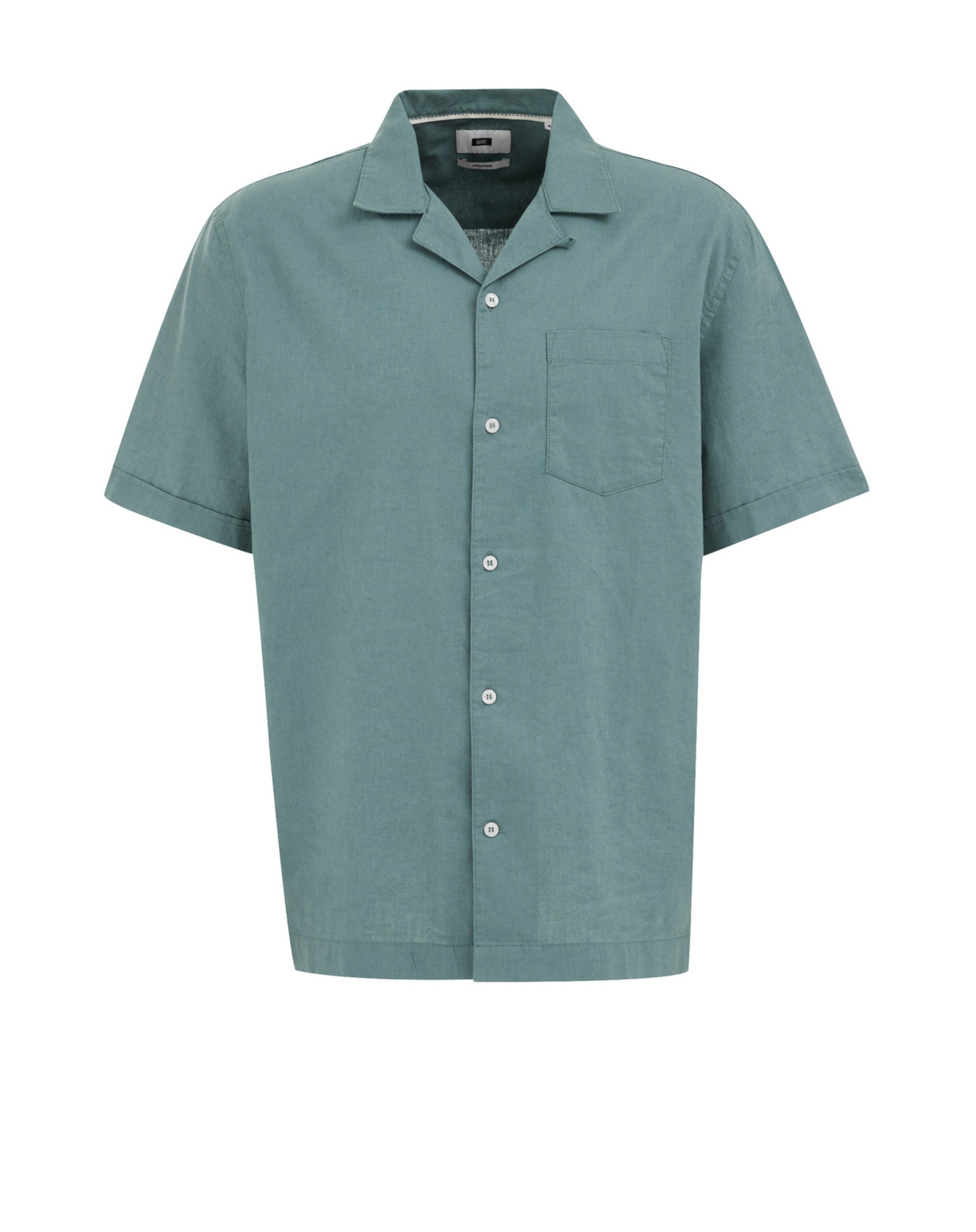 WE Fashion Regular Fit Paita värissä vihreä: etupuoli