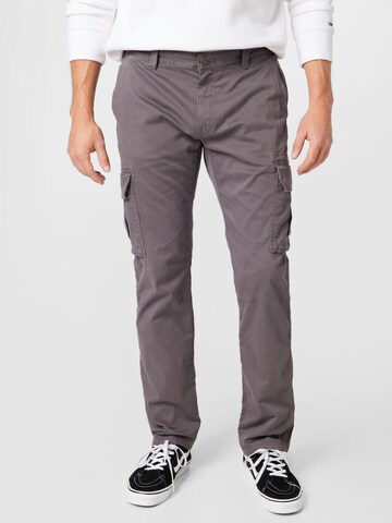 TOM TAILOR Regular Cargo Pants 'Travis' in Grey: front