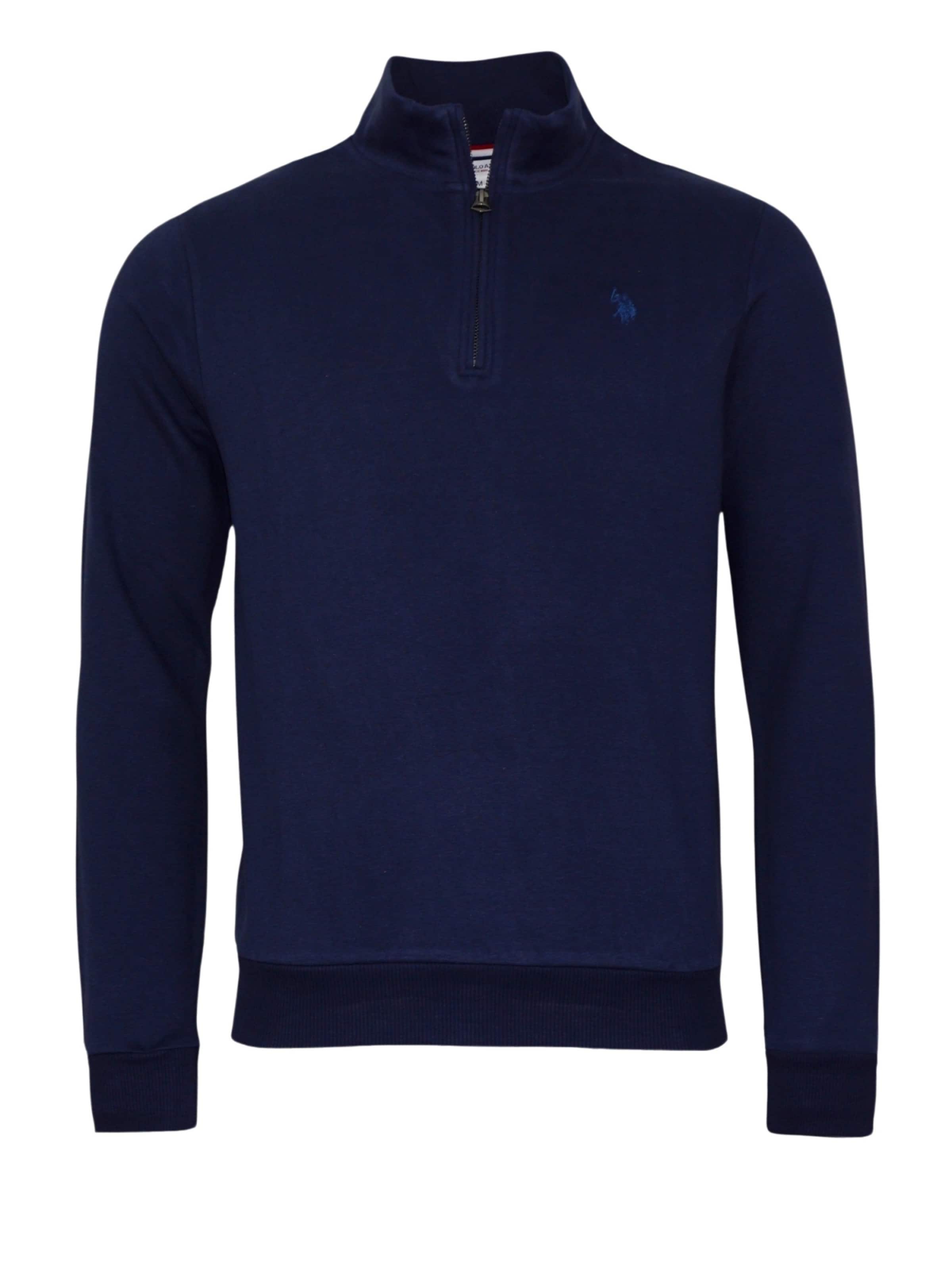 Felpa di U.S. POLO ASSN. in blu: frontale