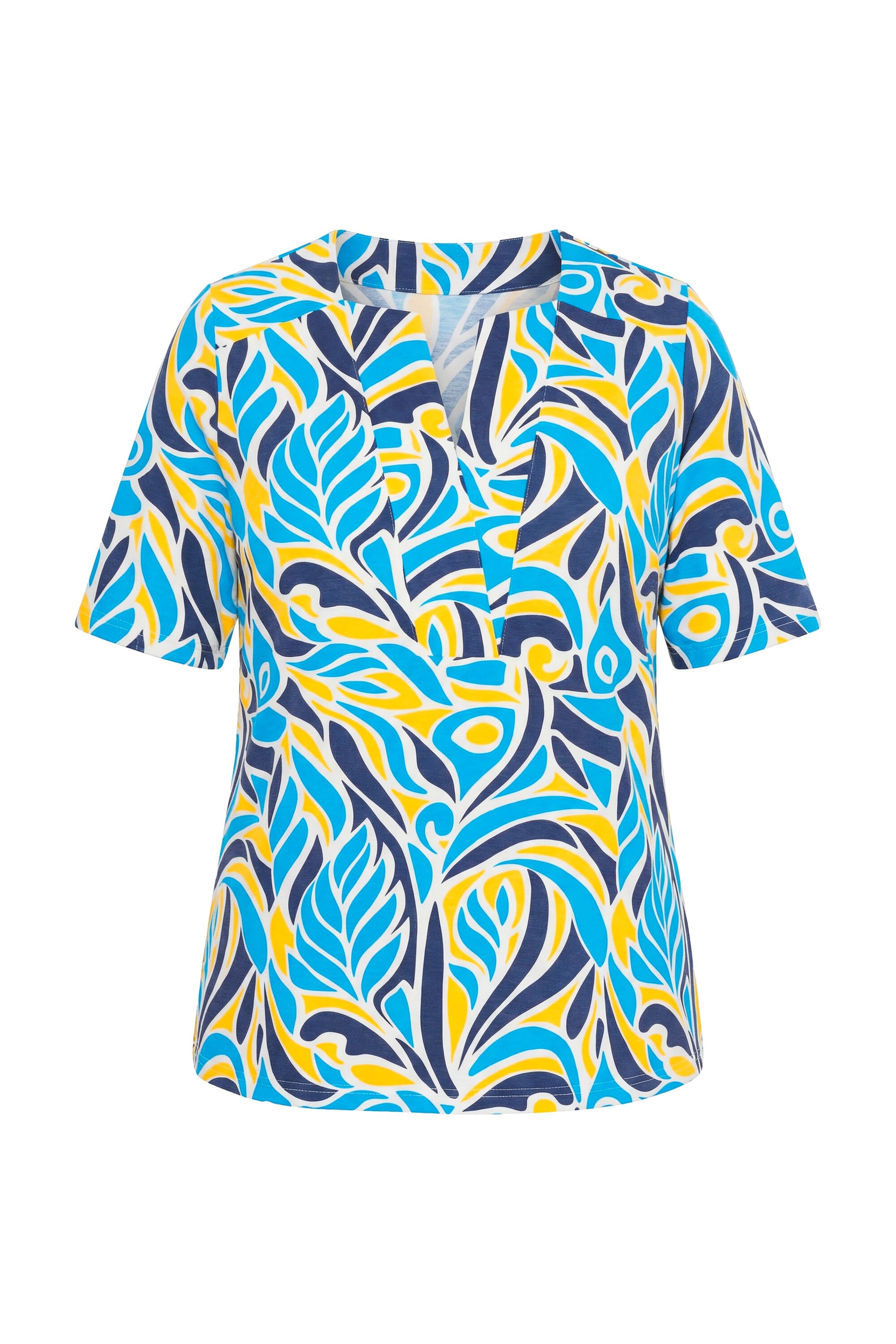 Ulla Popken Shirt in Blauw: voorkant