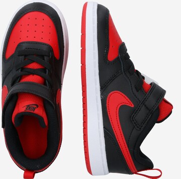 Baskets 'Court Borough 2' Nike Sportswear en rouge