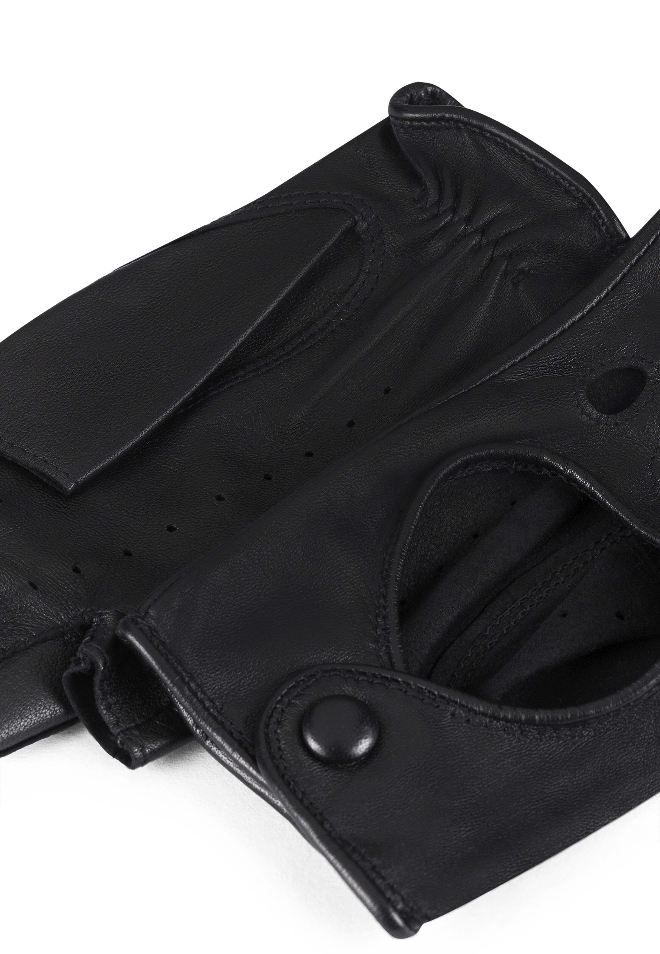 Roeckl Lederhandschuhe 'FLORENZ AUTOFAHRER' in Schwarz