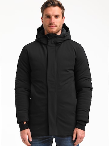 Gabbiano Winterparka 'modern winter Magnetic' in Schwarz: Vorderseite