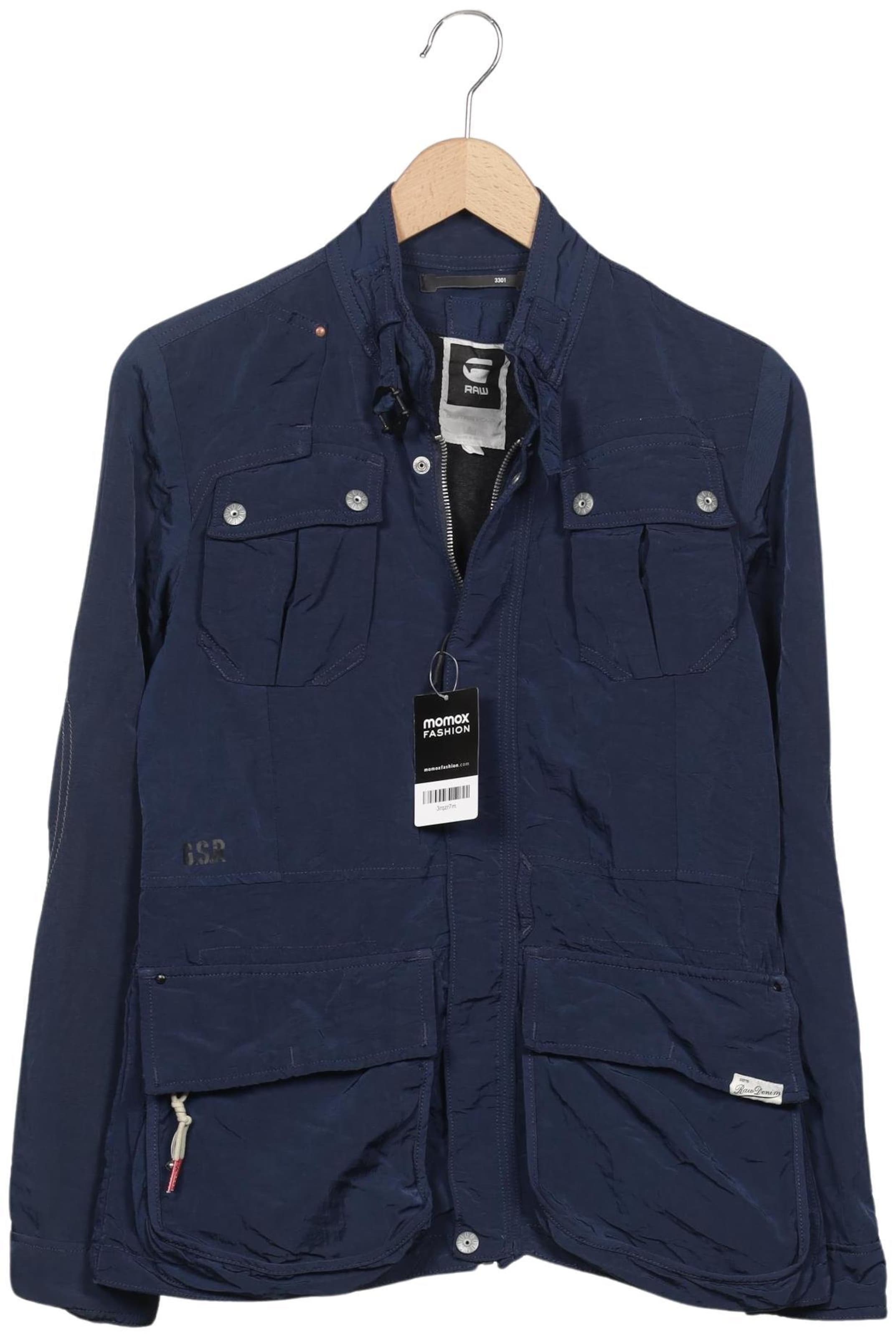 G-STAR Jacket & Coat in M in Blue: front