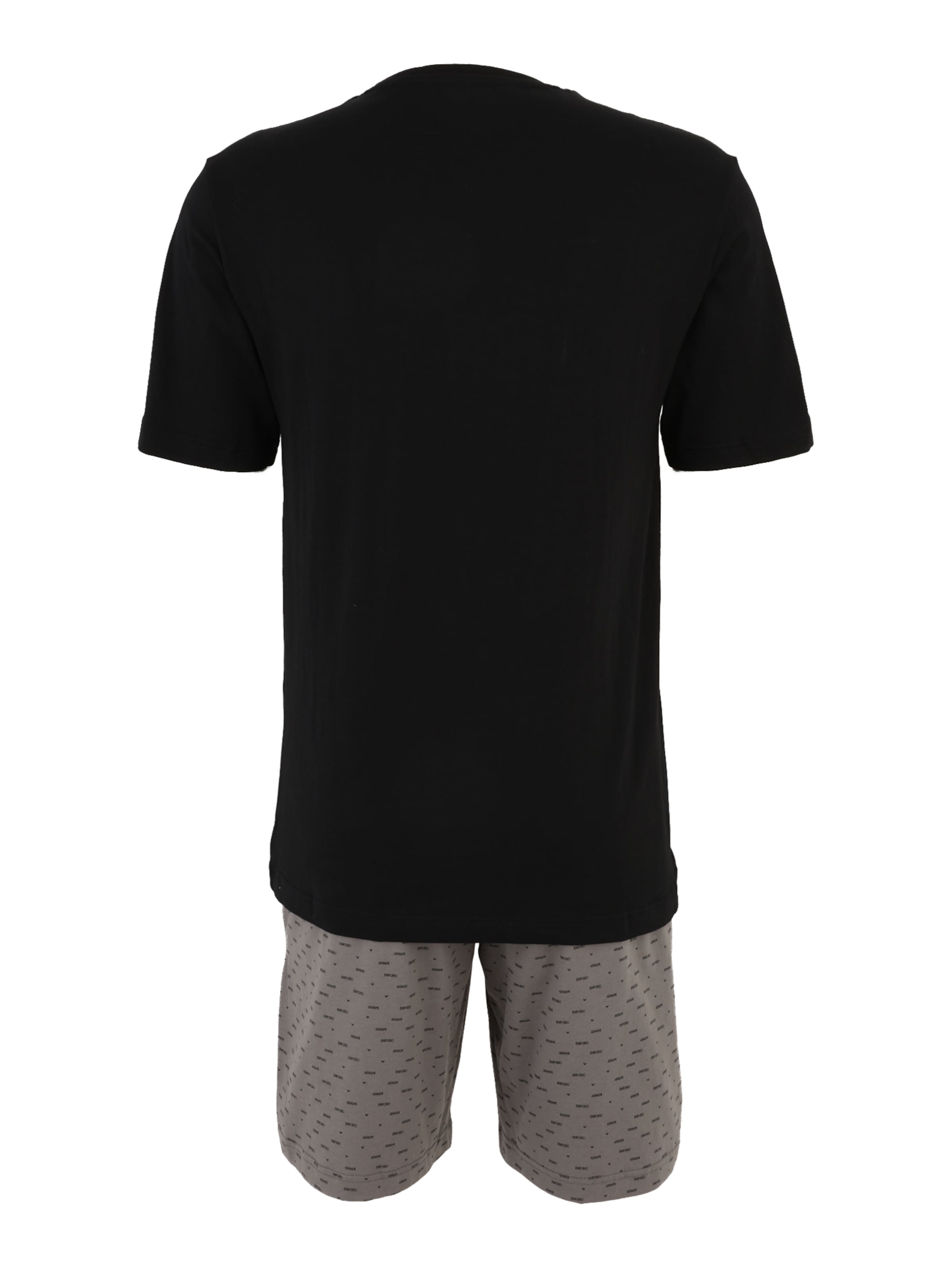Emporio Armani Къса пижама в черно