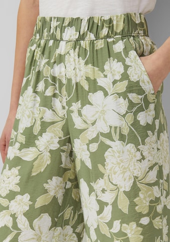 s.Oliver Wide leg Broek in Groen