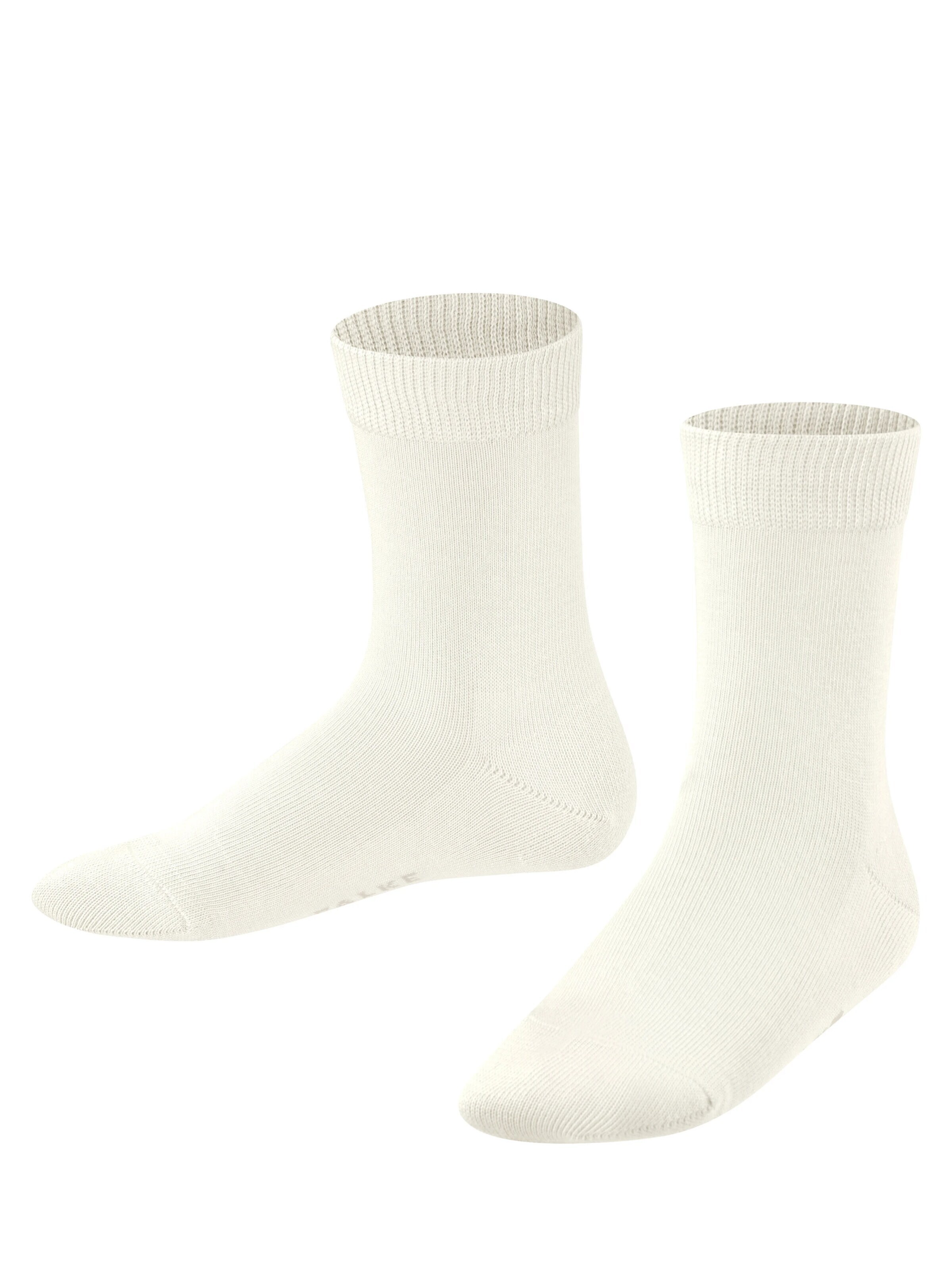 FALKE Socks 'Family' in White: front