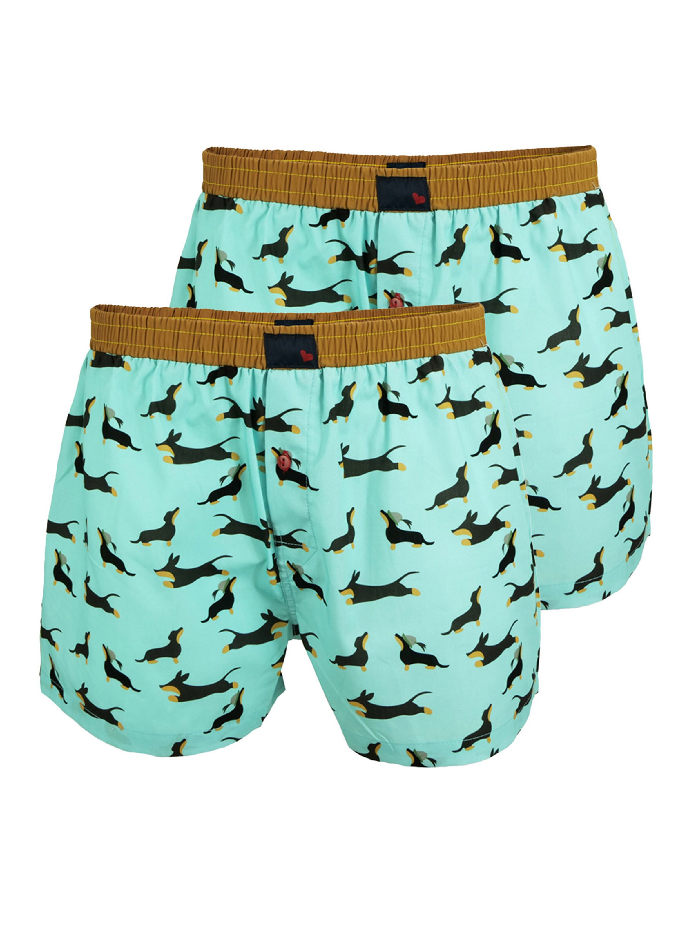 UNABUX Boxershorts 'Flying Falcon' in Blauw: voorkant