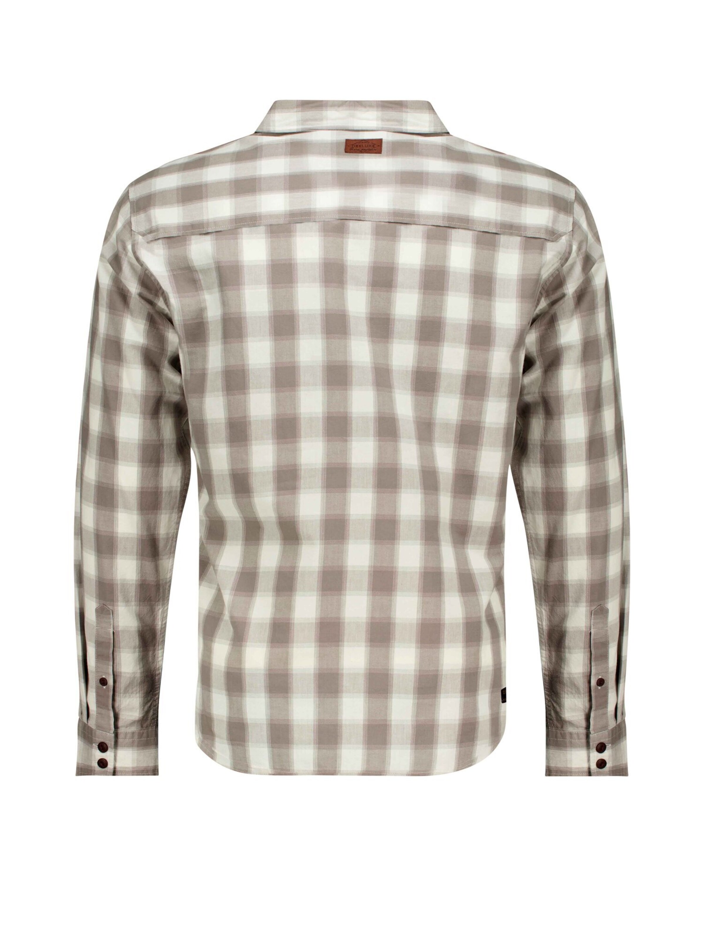 Coupe regular Chemise 'Pieter' Deeluxe en gris