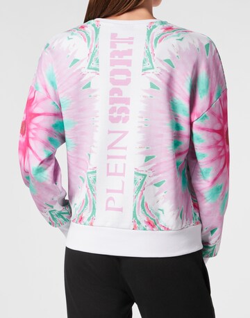 Plein Sport Sweatshirt 'Optical Flower' in Roze