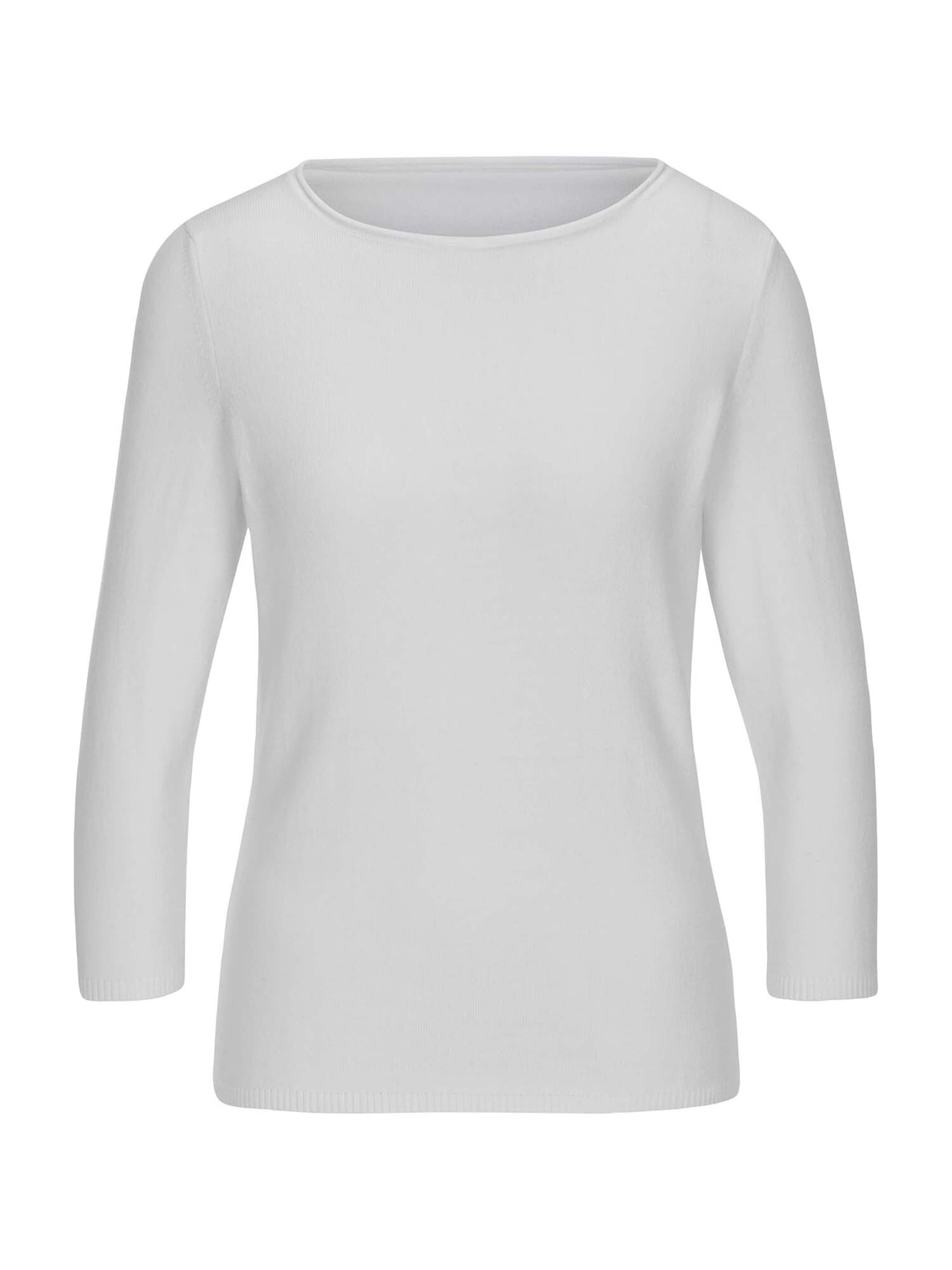 MADELEINE Trui in Wit: voorkant