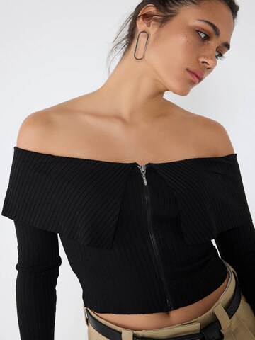 No Matter What Strickjacke in Schwarz