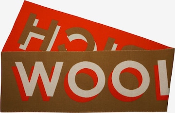 Écharpe 'Big Logo' Woolrich en marron : devant