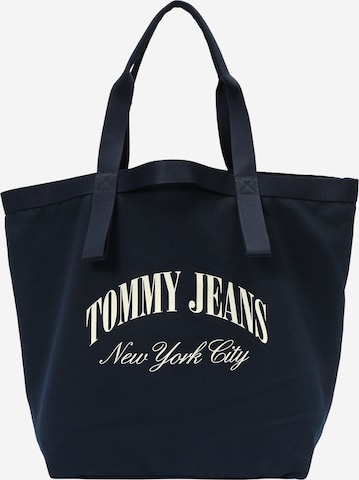 Tommy Jeans Shopper in Blauw: voorkant