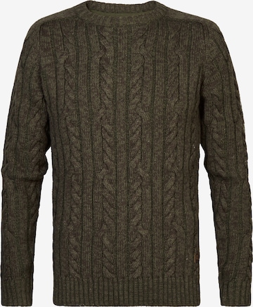 Petrol Industries Sweater 'Thorne' in Green: front