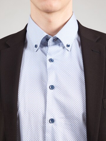bugatti - Ajuste regular Camisa en azul