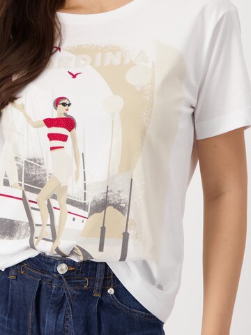 T-shirt monari en blanc