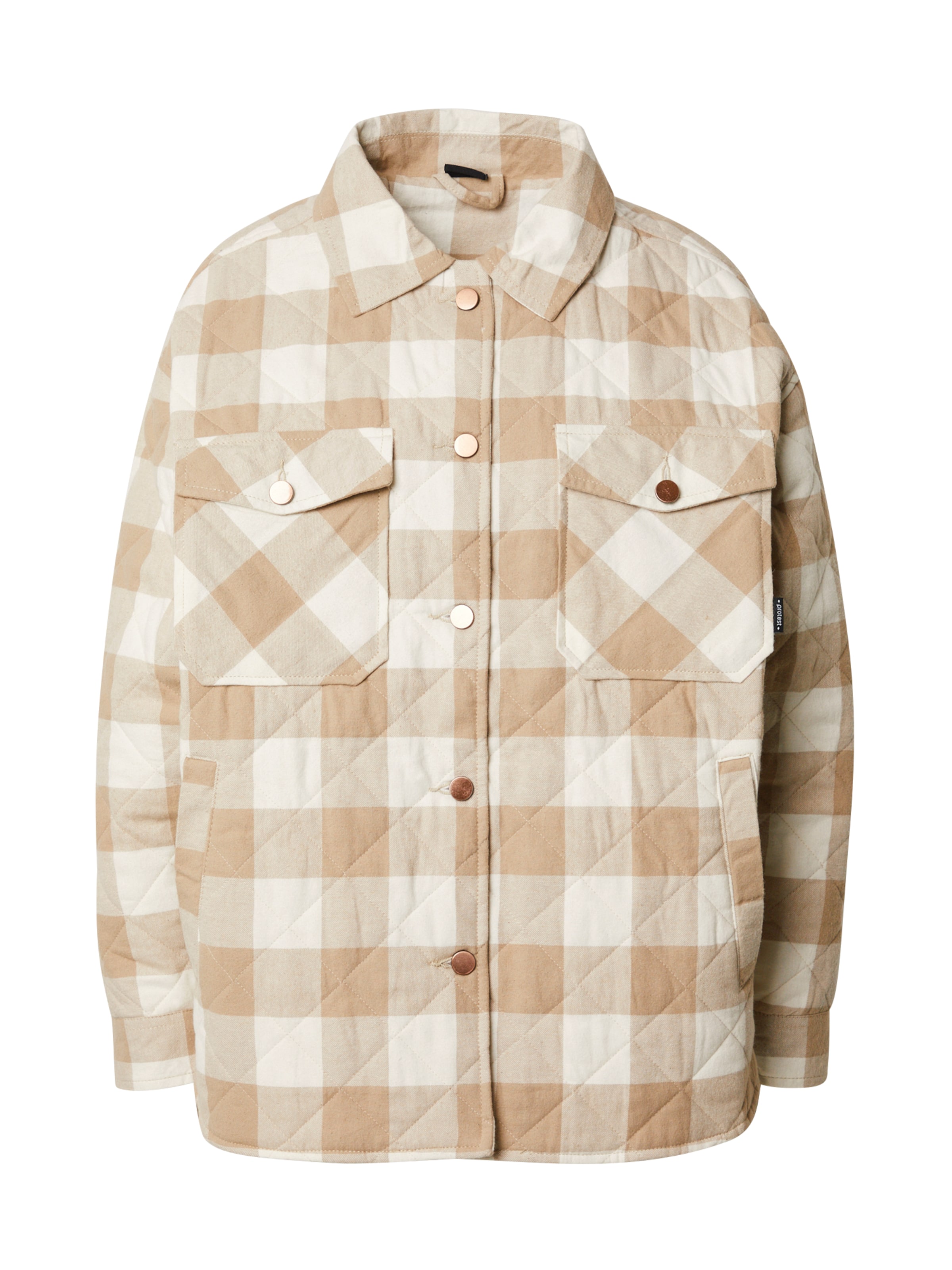 PROTEST Kurtka sportowa 'TOHTA' w kolorze beżowy: przód