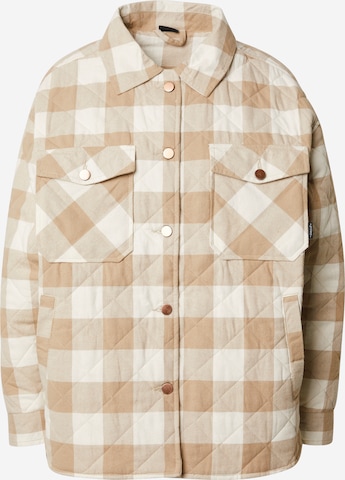 PROTEST Athletic Jacket 'TOHTA' in Beige: front