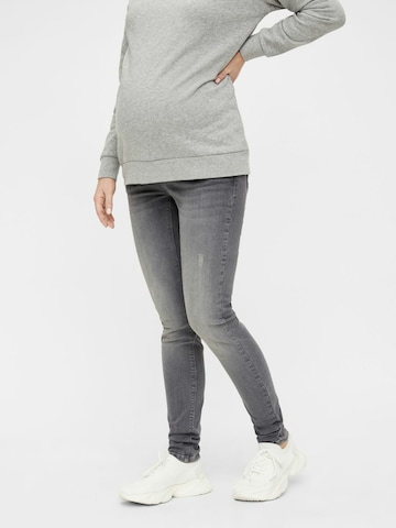MAMALICIOUS Jeans in Grey: front