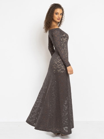 JIORO Dress 'ESSENTIALS' in Brown