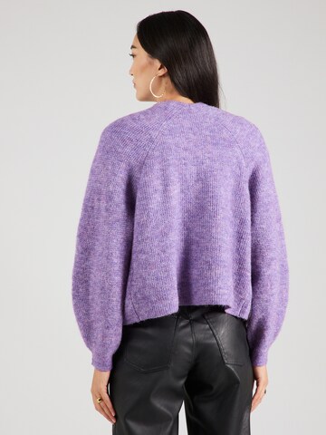 Lindex Knit Cardigan 'Mandy' in Purple