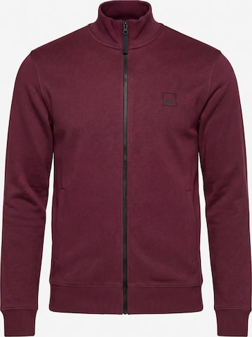 Carrera Jeans Sweatshirt 'Full Zip' in Rot: Vorderseite