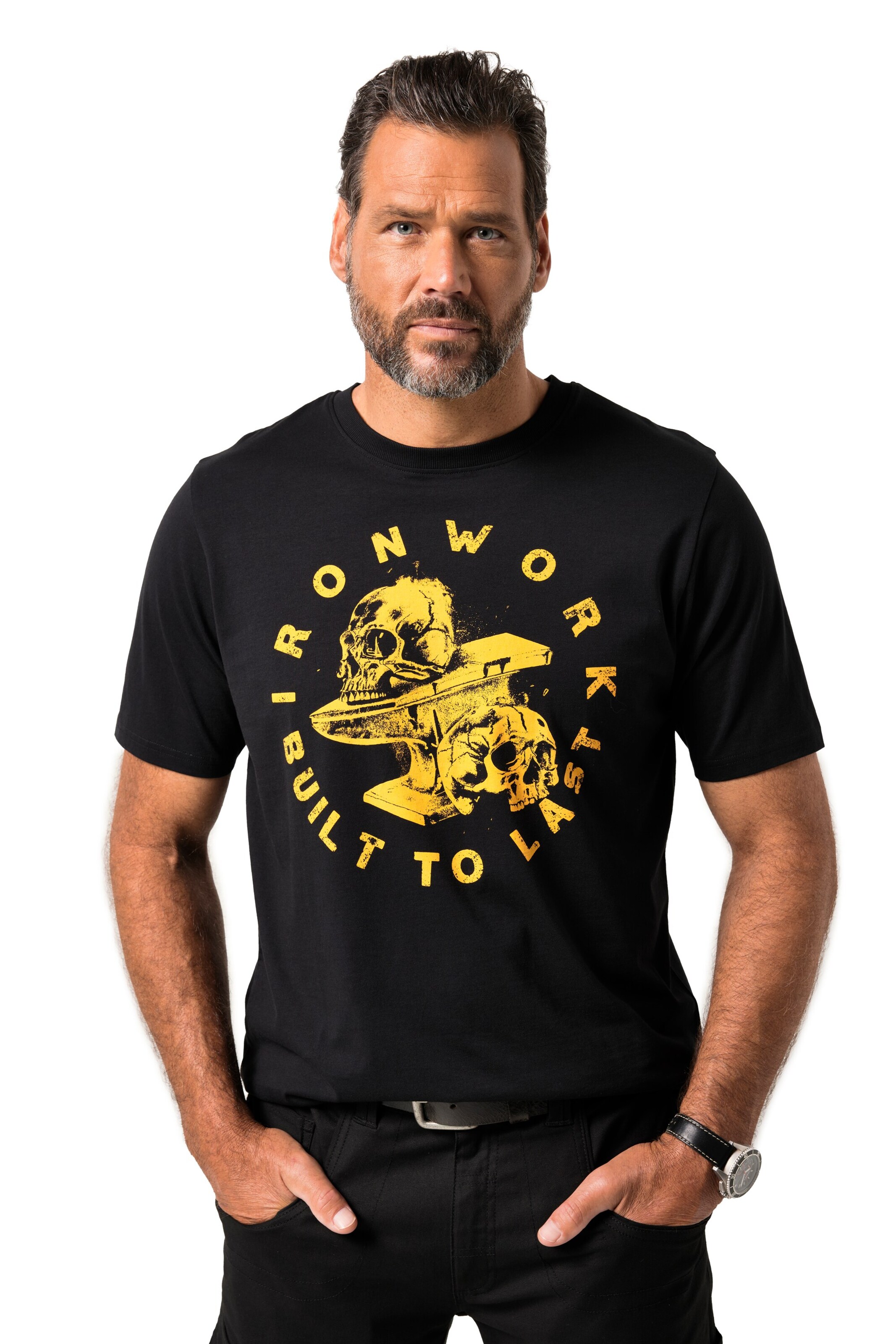 JP1880 Shirt in Black: front