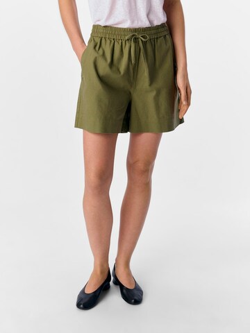 Wide leg Pantaloni 'VIGGO' di OBJECT in verde: frontale