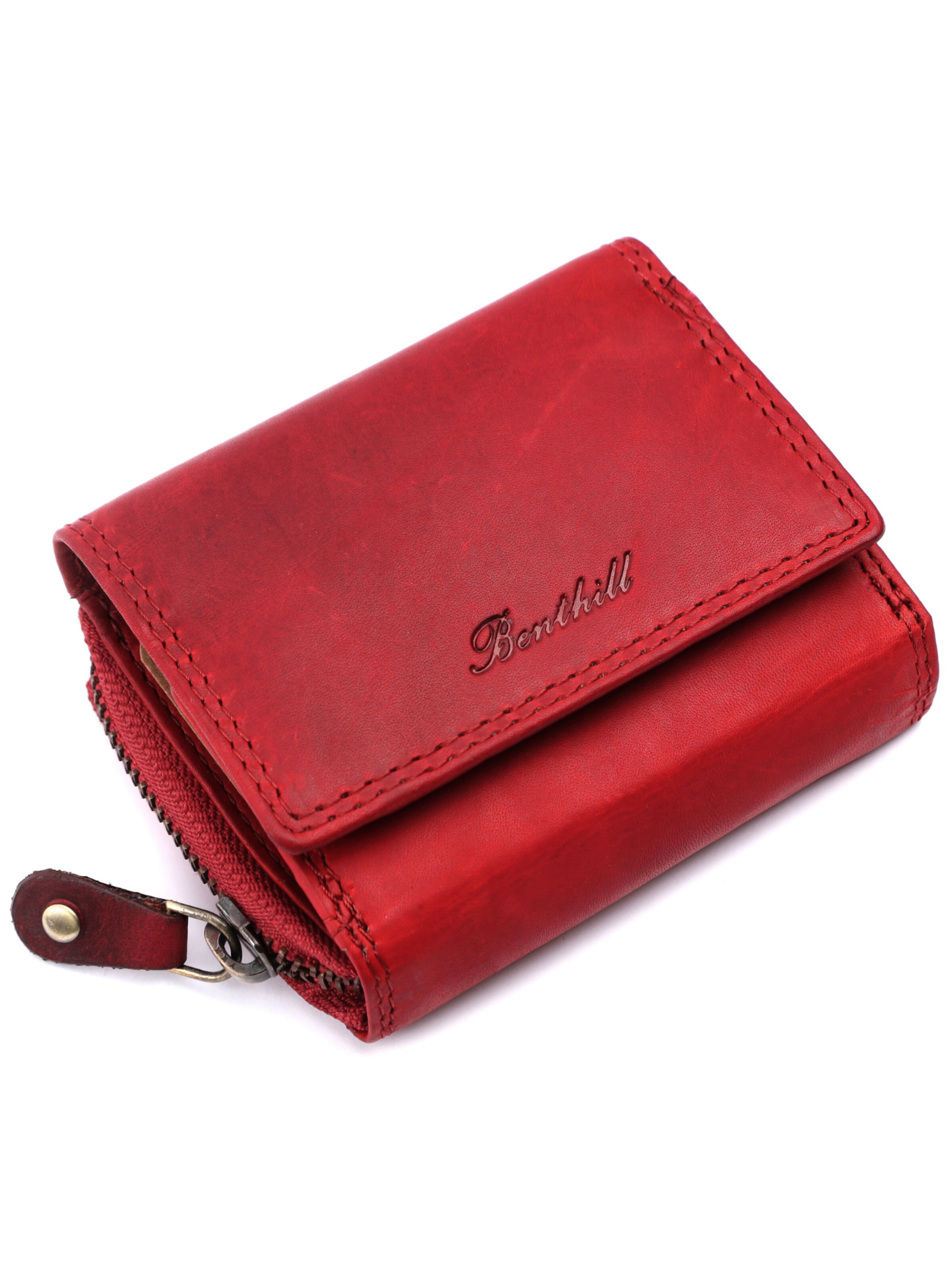 Benthill Wallet in Red: front
