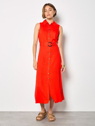 Apricot Jurk ' ' in Rood: voorkant