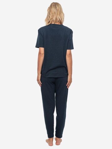 SCHIESSER Pajama 'Organic Cotton' in Blue