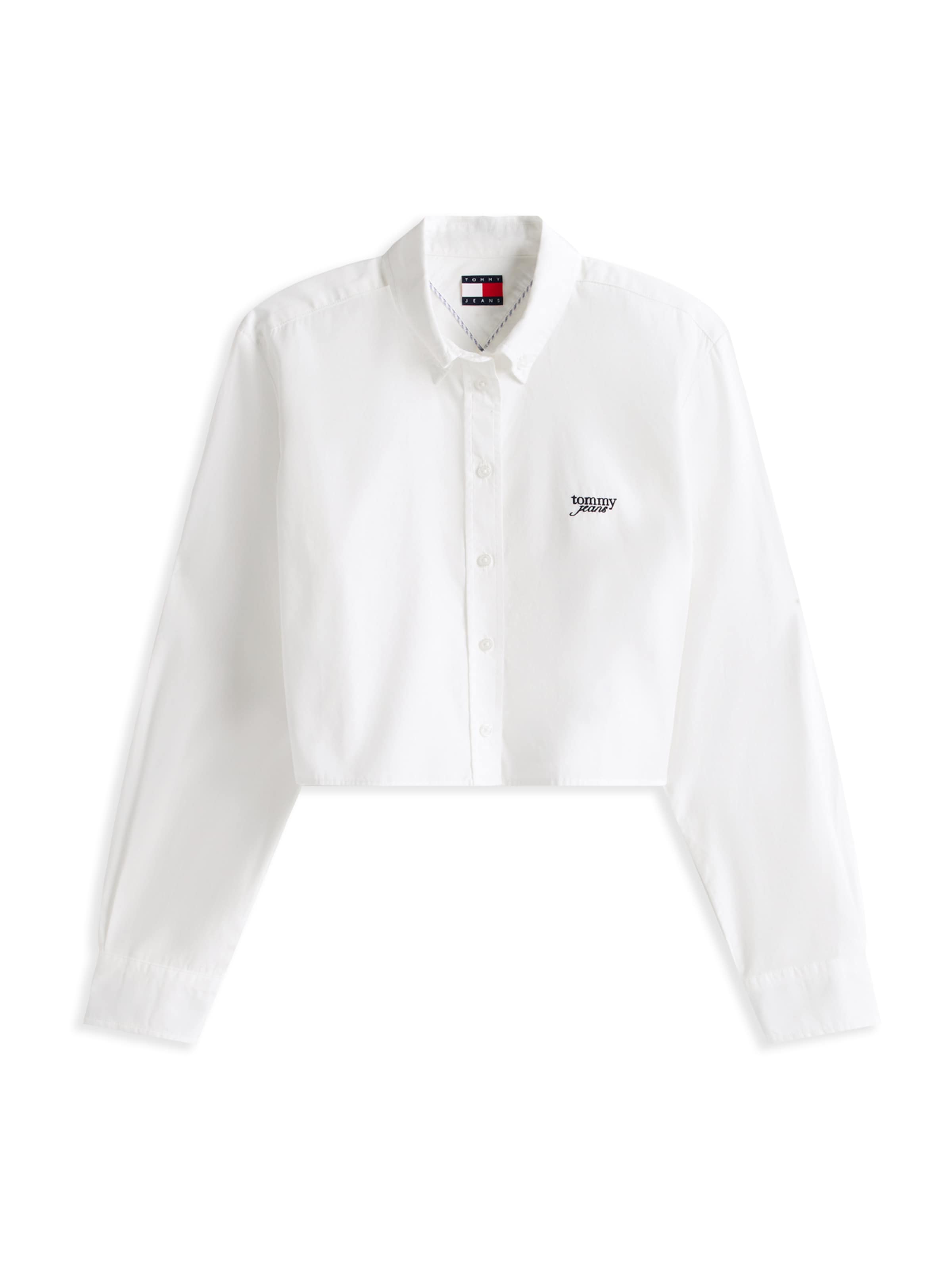 Tommy Jeans Bluse in Weiß: Vorderseite