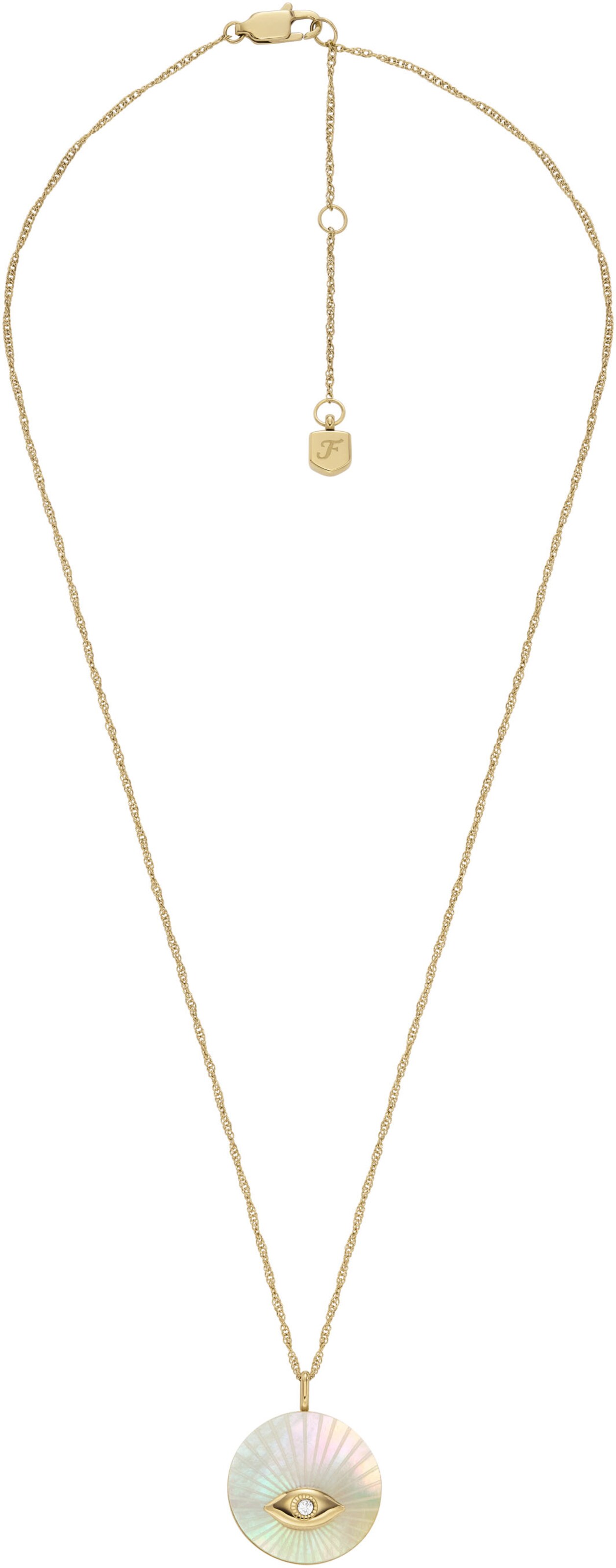 FOSSIL Necklace in Gold: front