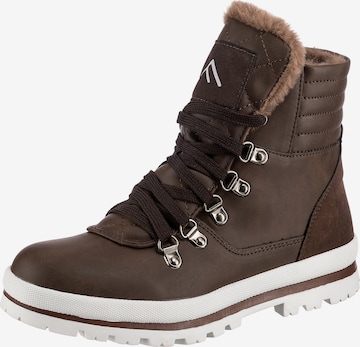 Freyling Snow Boots in Brown: front
