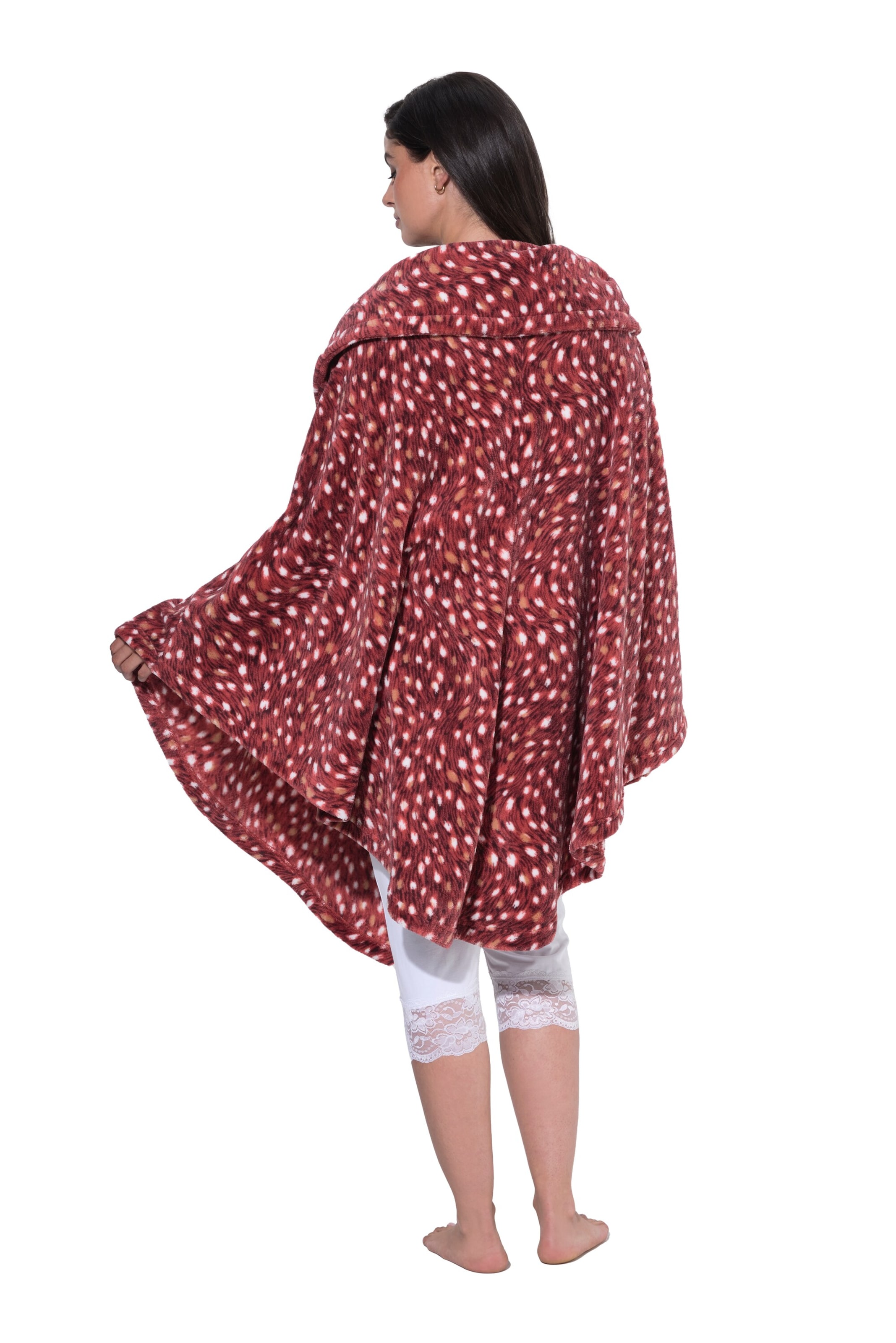 Ulla Popken Cape in Rood