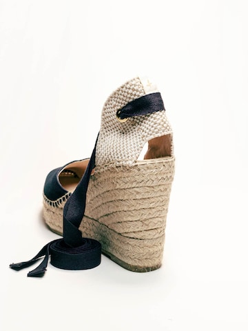 Alhamas Pumps 'Alpargata' in Blau