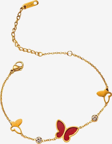 Engelsinn Bracelet in Red: front