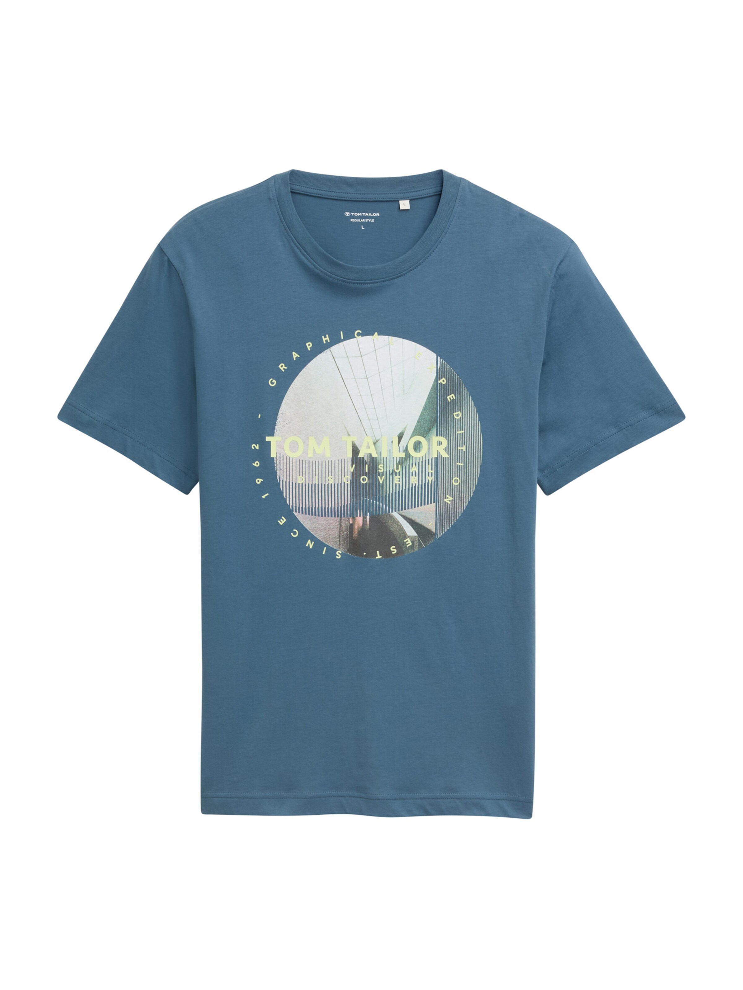 TOM TAILOR T-Shirt in Blau: Vorderseite