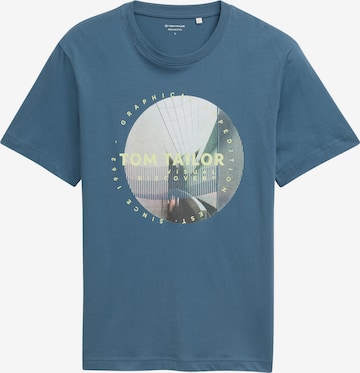 TOM TAILOR T-Shirt in Blau: Vorderseite