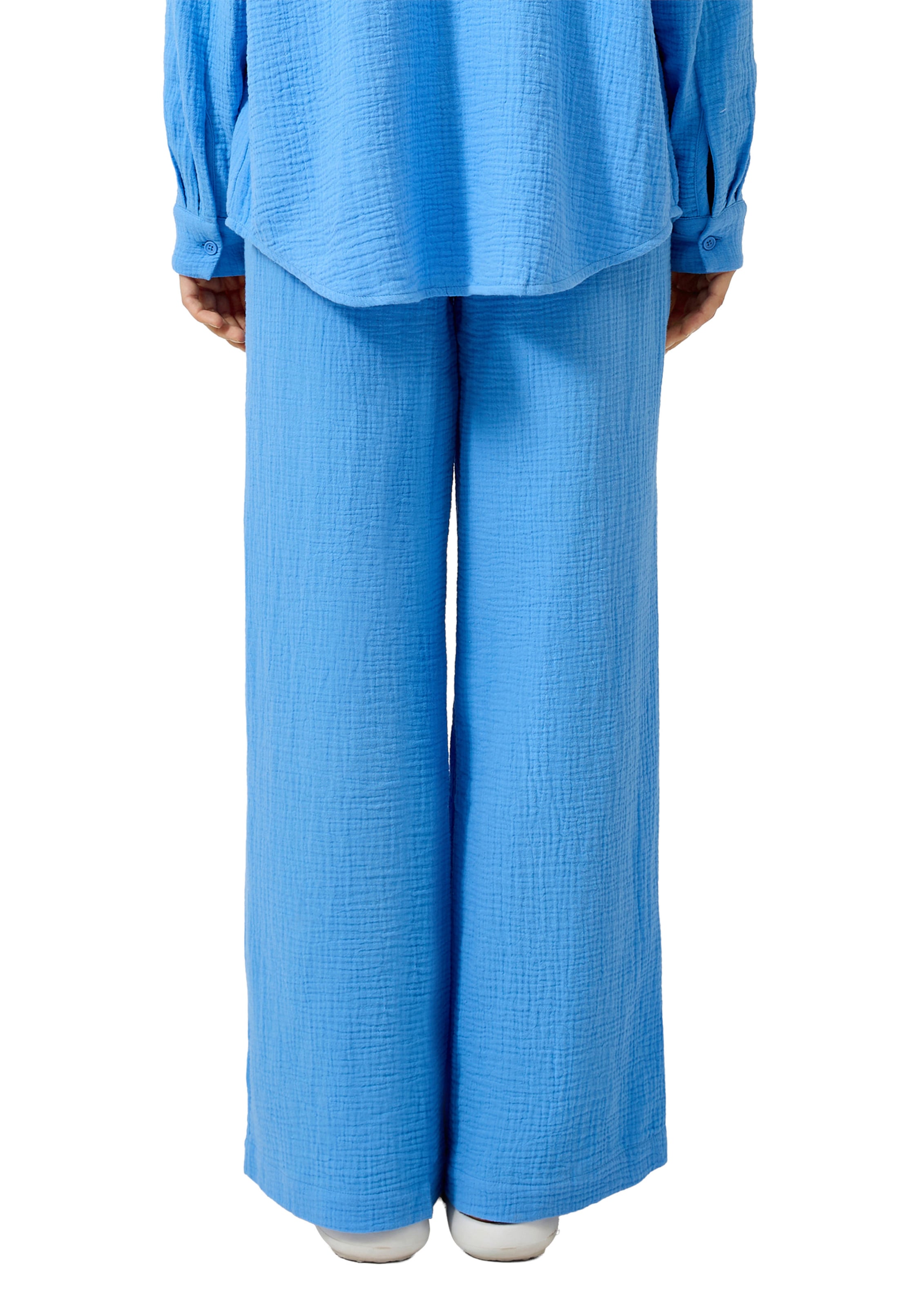 QS Wide leg Trousers in Blue