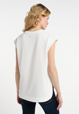 Sweat-shirt DreiMaster Maritim en blanc