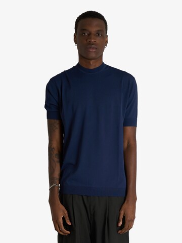 LOW BRAND - Camisa em azul: frente
