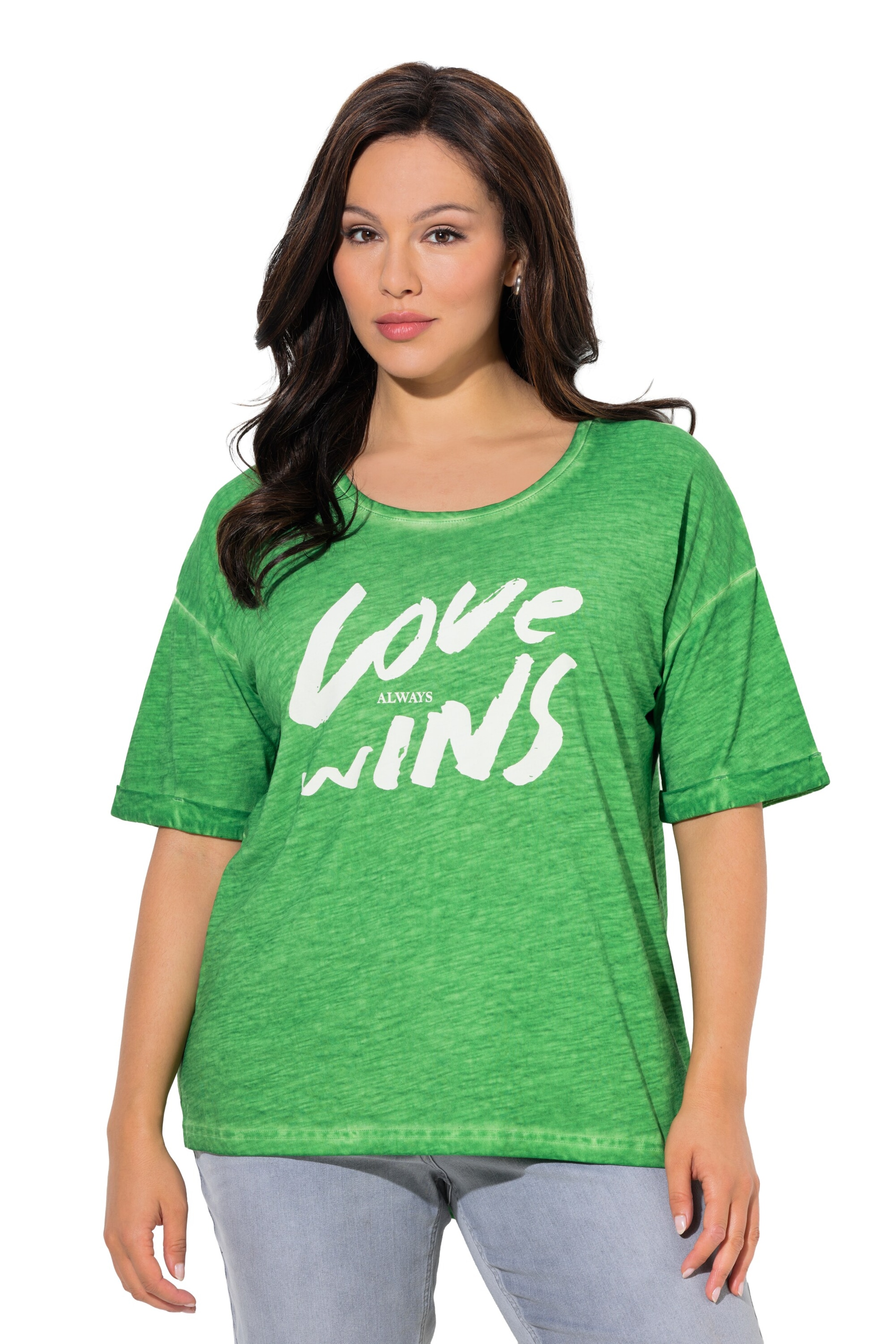 Ulla Popken Shirt in Green: front